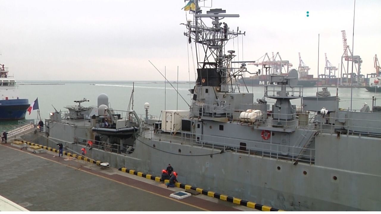 В порт Одеси зайшов корвет французьких ВМС